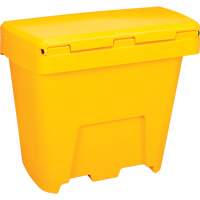 Salt & Sand Storage Bins, With Hasp, 21" x 27" x 26", 4.24 cu. ft., Yellow Fastek