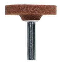 Vitrified Bond Mounted Points, W235, Aluminum Oxide, 1-1/2" Dia., 1/4" L, 60 Grit Fastek