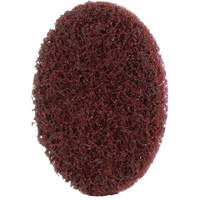 Disque de conditionnement de surface Roloc Scotch-Brite, 1" dia., Grain Moyen, Oxyde d'aluminium Fastek