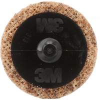 Disque de conditionnement de surface Roloc Scotch-Brite, 1-1/2" dia., Grain Cors&eacute;, Oxyde d'aluminium Fastek