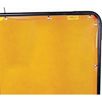 Lavashield™ Curtain, 92" x 68.5", High Transparency, Yellow NT827 | Fastek