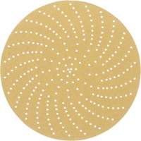 Hookit Clean Sanding Disc, 6" Dia., P120 Grit, Aluminum Oxide, C-Weight Fastek