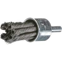 Knot Wire End Brush, 1" Dia., 0.02" Wire Dia., 1/4" Shank BX358 | Fastek