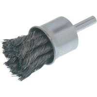 Economy Knot Wire End Brush, 3/4" Dia., 0.014 Wire Dia., 1/4" Shank NU109 | Fastek