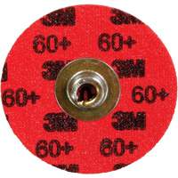 Disque &agrave; d&eacute;ligner durable II Roloc Cubitron, 2" dia., Grain 60+, C&eacute;ramique Fastek