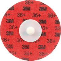 Disque &agrave; d&eacute;ligner durable II Roloc Cubitron, 3" dia., Grain 36+, C&eacute;ramique Fastek