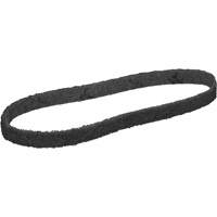 Courroie de conditionnement de surface Scotch-Brite, 1/2" la x 18" lo, Oxyde d'aluminium, Grain Super fin Fastek