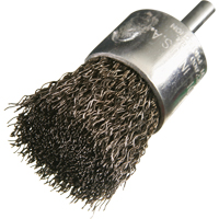 Crimped Wire End Brushes, 1/2", 0.014" Fill, 1/4" Shank TT316 | Fastek