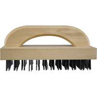 Brosses bloc de boucher &agrave; fils plats, Fil en acier plat, 8 x 12 rangs de fils, Longueur 9" Fastek
