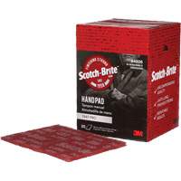 Scotch-Brite 7447 Hand Pads, Aluminum Oxide, 9" x 6", Very Fine Grit Fastek
