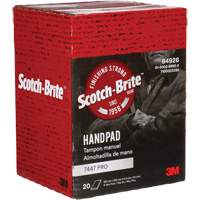 Scotch-Brite 7447 Hand Pads, Aluminum Oxide, 9" x 6", Very Fine Grit Fastek