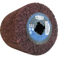 Pro-Line Surface Conditioning Drum, 4" Dia. x 4" W, 3/4" Arbor, Medium Grit, Aluminum Oxide Fastek