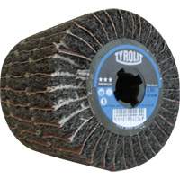 Pro-Line Surface Conditioning Drum, 4" Dia. x 4" W, 3/4" Arbor, 80 Grit, Aluminum Oxide Fastek