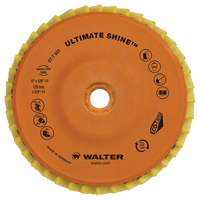 Ultimate Shine Flap Disc, 4-1/2" x 5/8"-11, Type 27, Very Fine Grit, Zirconium Fastek