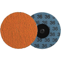 Twist Coolcut XX Sanding Disc, 2" Dia., 36 Grit, Ceramic Fastek