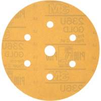 Disque de ponçage antipoussi&egrave;re Hookit, dia 6", Grain P180, Oxyde d'aluminium, Poids C Fastek