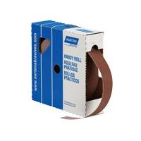 Sanding Handy Roll, Aluminum Oxide, 3" W x 150' L, P80 Grit Fastek
