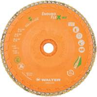Enduro-Flex Alu Spin-On Flap Disc, 4-1/2" x 5/8"-11, Type 27, 40 Grit, Zirconia Alumina Fastek