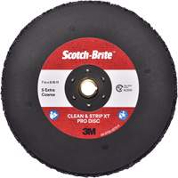 Disque  Clean and Strip  XT Pro Scotch-Brite, 7" dia., Grain Extra grossier, Carbure de silicium Fastek