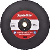 Disque extra coupe  Clean and Strip  XT Pro Scotch-Brite, 7" dia., Grain Extra grossier, Oxyde d'aluminium Fastek