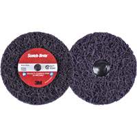 Disque  Clean and Strip  XT Pro Roloc Scotch-Brite, 4" dia., Grain Extra grossier, Carbure de silicium Fastek