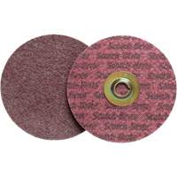 Scotch-Brite Roloc Surface Conditioning Disc, 2" Dia., Medium Grit, Aluminum Oxide Fastek