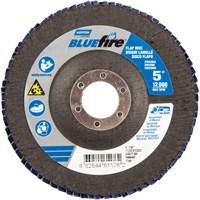 Bluefire Flap Disc, 5" x 7/8", Type 29, 40 Grit, Zirconia Alumina Fastek
