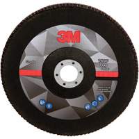 Disque &agrave; lamelles &agrave; changement rapide 769F, 7" x 5/8"-11, Type 27, Grain 40+, Oxyde d'aluminium/C&eacute;ramique Fastek
