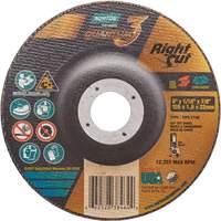 Quantum3 RightCut Cut-Off Wheel, 5" x 1/16", 7/8" Arbor, Type 27/42, Ceramic Alumina, 12225 RPM Fastek
