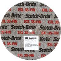 Meule unitaris&eacute;e EXL Scotch-Brite, 2" x 1/4", Arbre de 1/4", Grain de Fin, Carbure de silicium Fastek