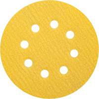 Gold Reserve A296 Paper H&L Vacuum Disc, 5" Dia., 120 Grit, Aluminum Oxide, C-Weight Fastek