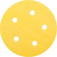 Gold Reserve A296 Paper H&L Vacuum Disc, 5" Dia., 320 Grit, Aluminum Oxide, C-Weight Fastek