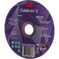 Meule &agrave; tronçonner Cubitron 3, 5" x 0,045", Arbre de 7/8", Type 1, C&eacute;ramique, 12250 Tr/min Fastek