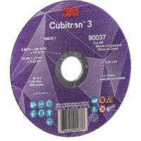 Meule &agrave; tronçonner Cubitron 3, 5" x 0,045", Arbre de 7/8", Type 1, C&eacute;ramique, 12250 Tr/min Fastek