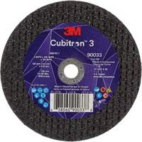 Meule &agrave; tronçonner Cubitron 3, 4" x 0,035", Arbre de 3/8", Type T1, C&eacute;ramique, 21000 Tr/min Fastek