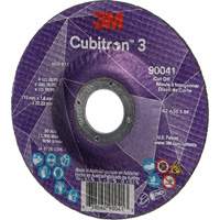 Cubitron 3 Cut-Off Wheel, 4-1/2" x 0.045", 7/8" Arbor, Type T27, Ceramic, 13300 RPM Fastek