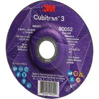 Cubitron 3 Cut-Off Wheel, 5" x 0.04", 7/8" Arbor, Type 27, Ceramic, 60 RPM Fastek