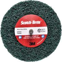 Scotch-Brite Clean and Strip XT Pro Extra Cut Disc XC-DC, 4" Dia., Extra Coarse Grit, Aluminum Oxide Fastek