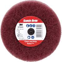 Scotch-Brite Roloc Plus General Purpose Scuffing Wheel, 4" Dia. Fastek