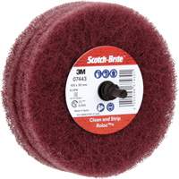 Scotch-Brite Roloc Plus General Purpose Scuffing Wheel, 4" Dia. Fastek
