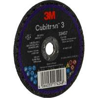 Cubitron 3 Cut-Off Wheel, 3" x 0.063", 3/8" Arbor, Ceramic Fastek