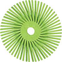 Scotch-Brite Type A Precision Radial Bristle Brush PN-RB, Ceramic, 50+ Grit, 3" Dia. Fastek