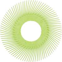 Scotch-Brite Type A Precision Radial Bristle Brush PN-RB without Adapter, Ceramic, 50+ Grit, 6" Dia. Fastek