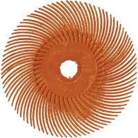 Scotch-Brite Type C Precision Radial Bristle Brush PN-RB, Ceramic, 80+ Grit, 3" Dia. Fastek