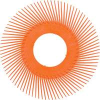 Scotch-Brite Type C Precision Radial Bristle Brush PN-RB without Adapter, Ceramic, 80+ Grit, 7-5/8" Dia. Fastek