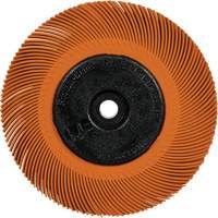 Scotch-Brite Type C Precision Radial Bristle Brush PN-RB with Adapter, Ceramic, 80+ Grit, 6" Dia. Fastek