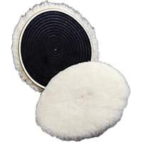 Finesse-it Natural Buffing Pad 82531, 7" Dia., Wool Fastek
