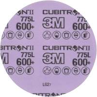 Cubitron II Hookit Film Disc, 5" Dia., 600+ Grit, Ceramic, 3 mil Fastek