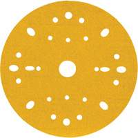 Disque abrasif dor&eacute; Hookit, dia 6", Grain 180, Oxyde d'aluminium, Poids C Fastek