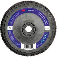 Disque &agrave; lamelles Cubitron 3 1169F, 4-1/2" x 5/8"-11, Type T27, Grain 40+, C&eacute;ramique Fastek